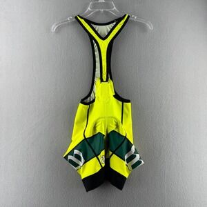 Wattie Ink Cycling Bib Shorts Womens Small Neon Yellow High Vis Padded